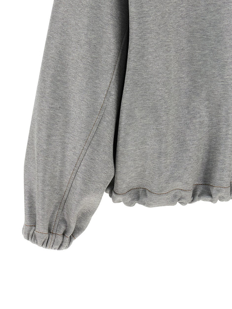 'Shiny Zipper Pull' bomber jacket