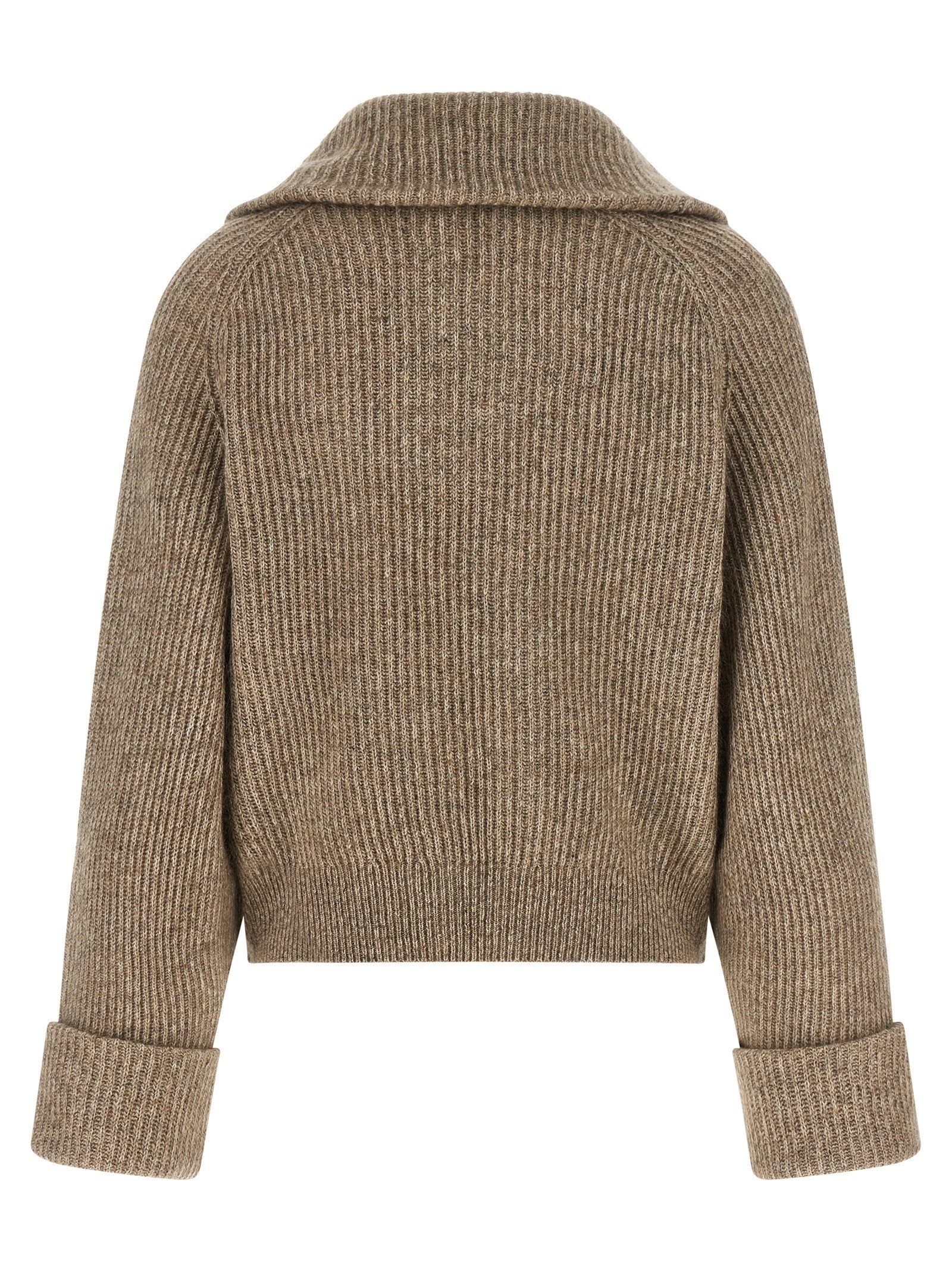 'Shiny Zipper Pull' cardigan