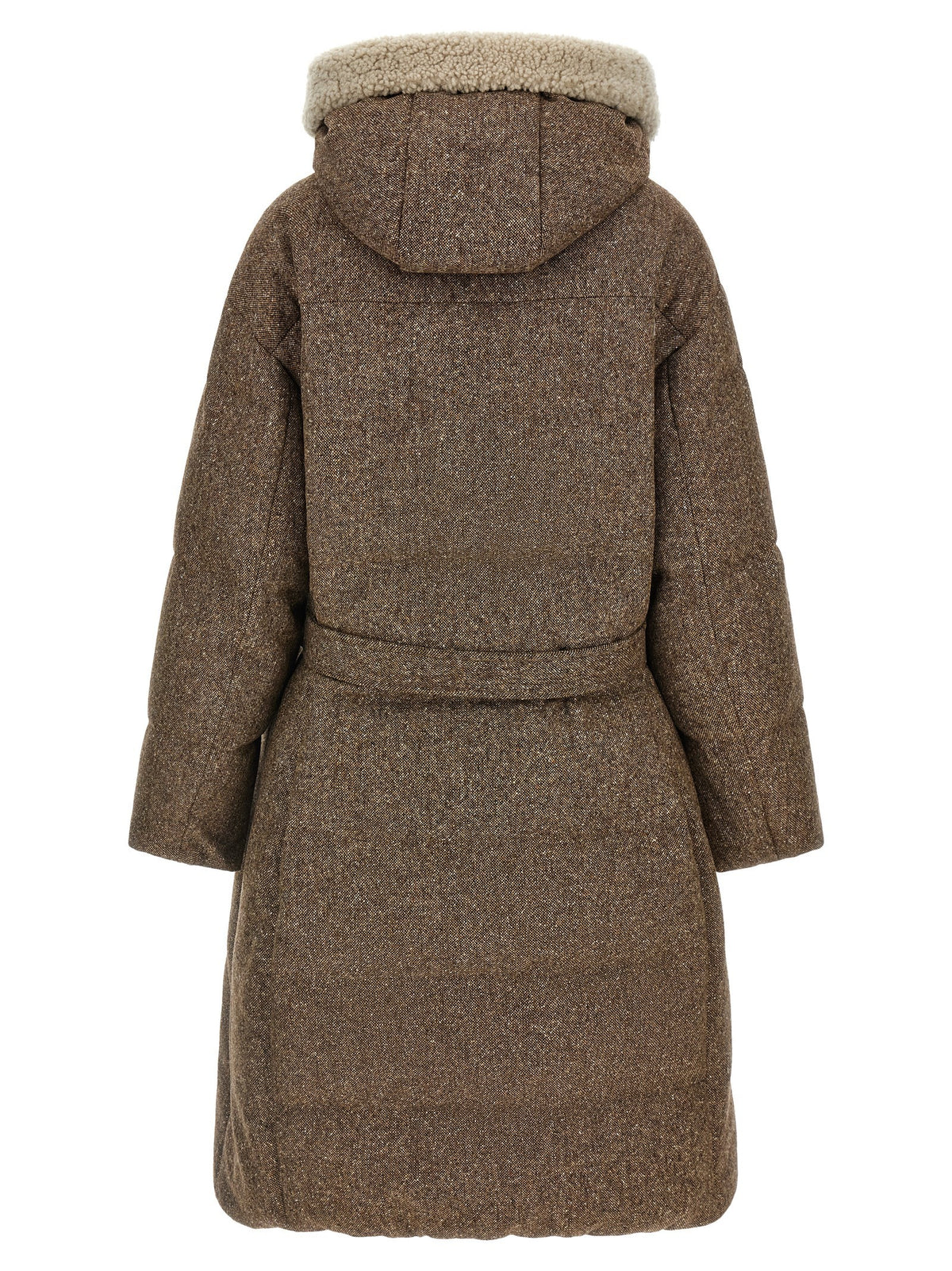 Brunello Cucinelli 'Shiny Zipper Pull' down jacket