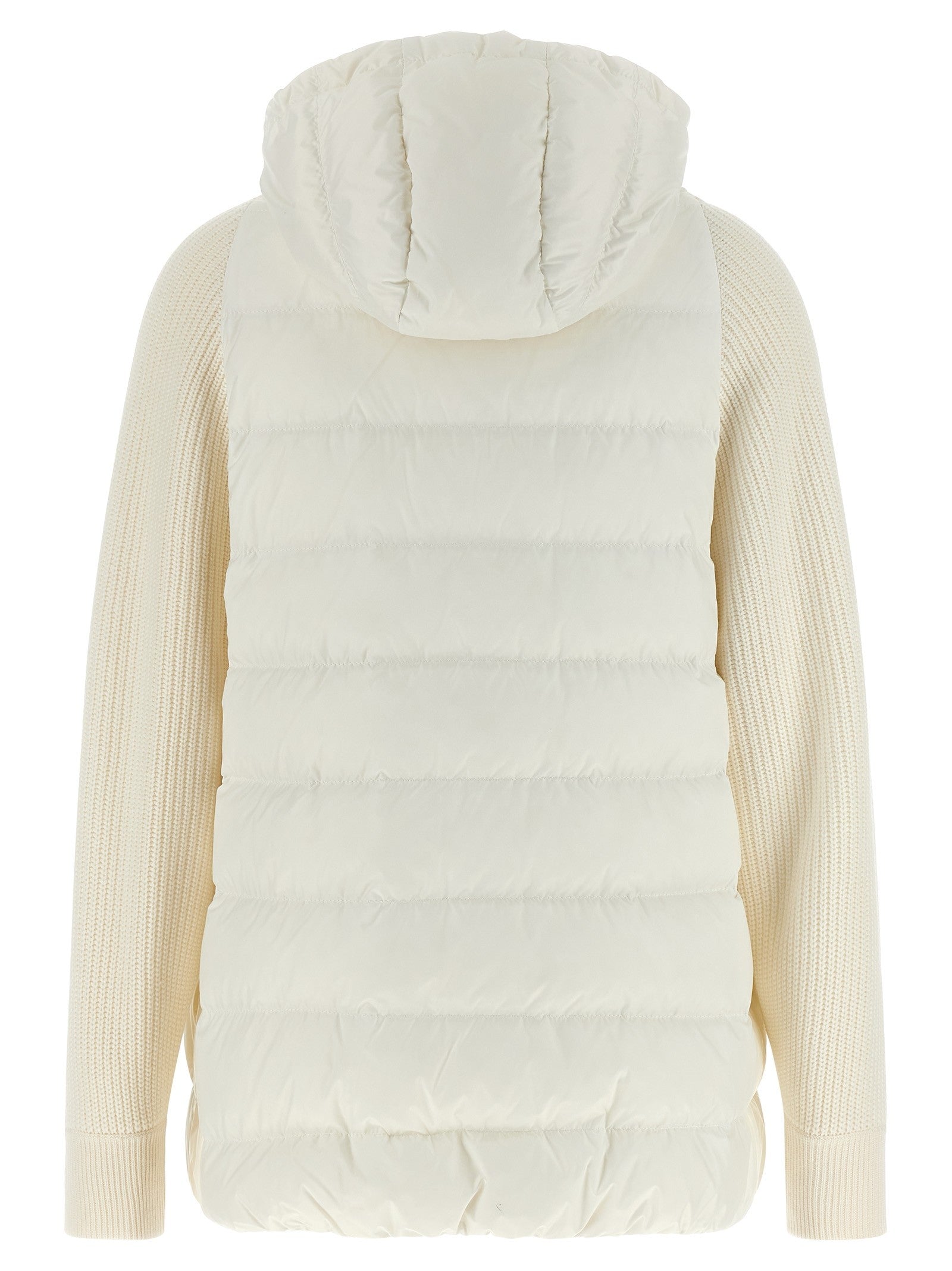 'Shiny Zipper Pull' down jacket