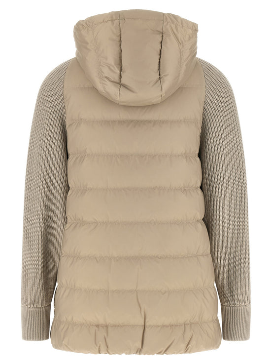 Brunello Cucinelli 'Shiny Zipper Pull' down jacket