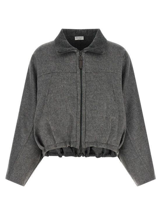 'Shiny Zipper Pull' jacket