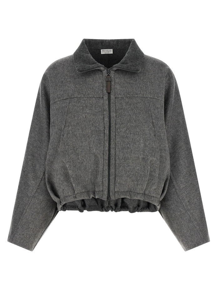 'Shiny Zipper Pull' jacket