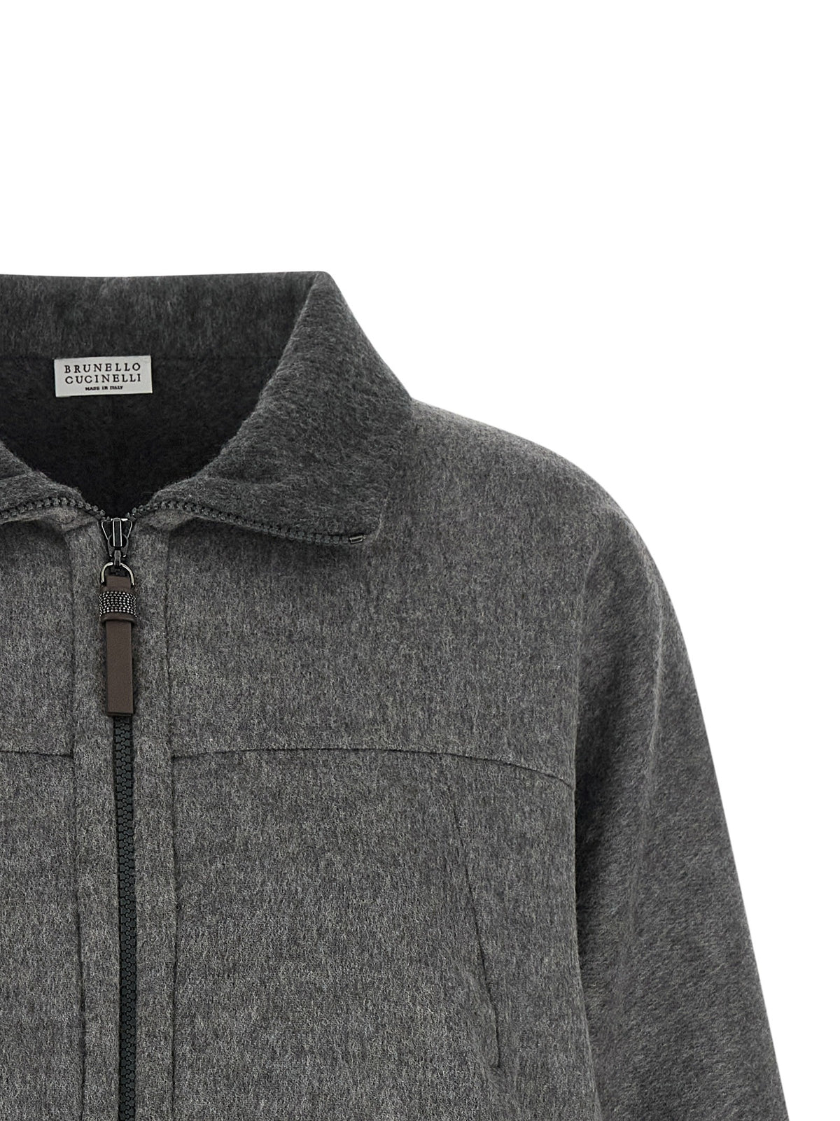 Brunello Cucinelli 'Shiny Zipper Pull' jacket