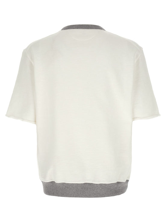 Short sleeved sweatshirt