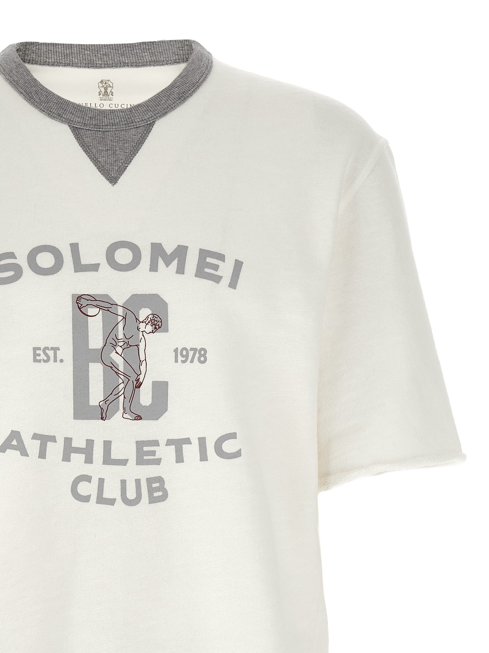 Short sleeved sweatshirt