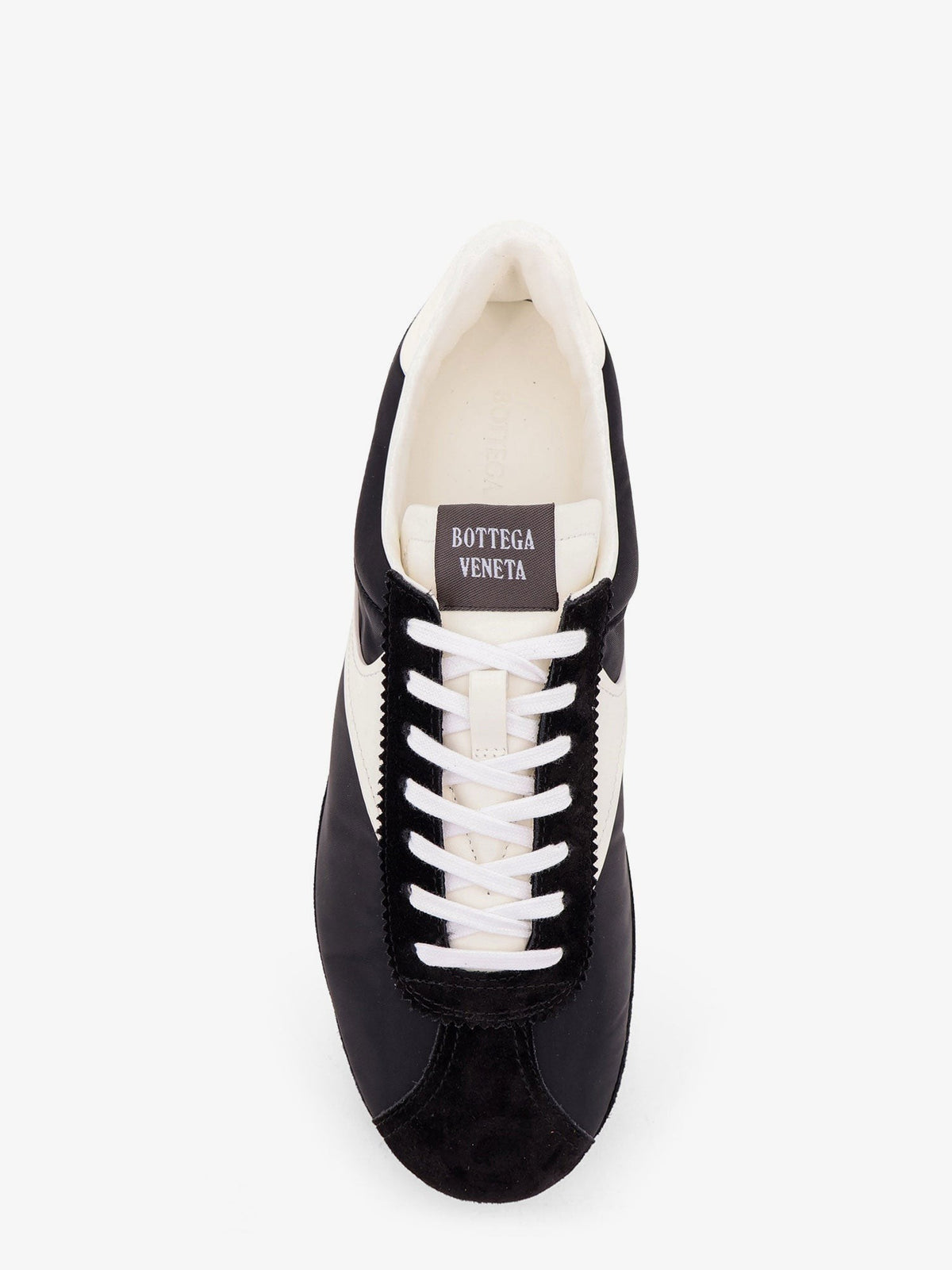 Bottega Veneta Shot leather and nylon sneakers