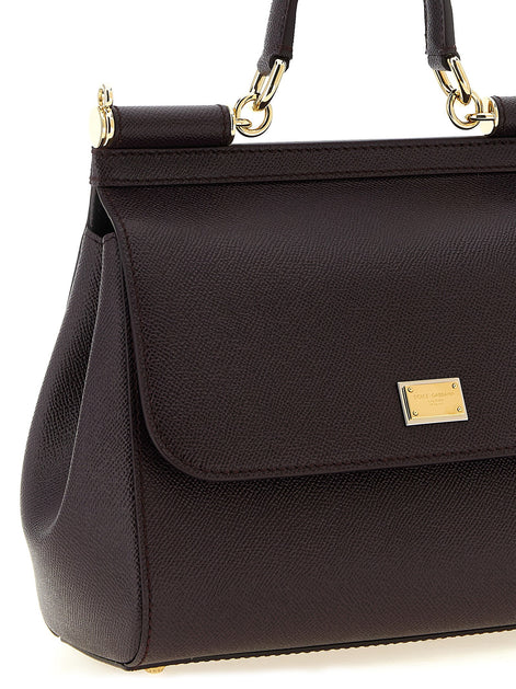 Dolce & Gabbana 'Sicily Grande' Dauphine leather handbag