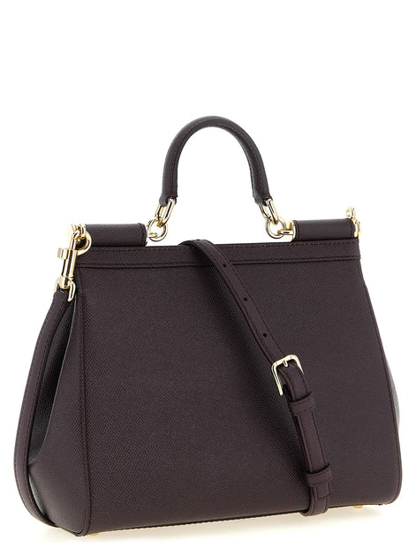 Dolce & Gabbana 'Sicily Grande' Dauphine leather handbag