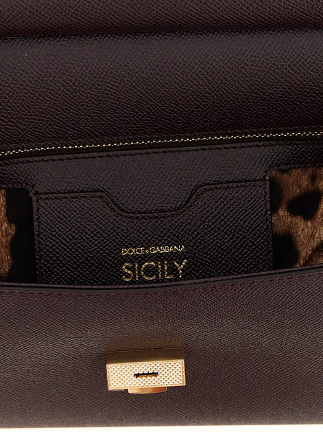 Dolce & Gabbana 'Sicily Grande' Dauphine leather handbag