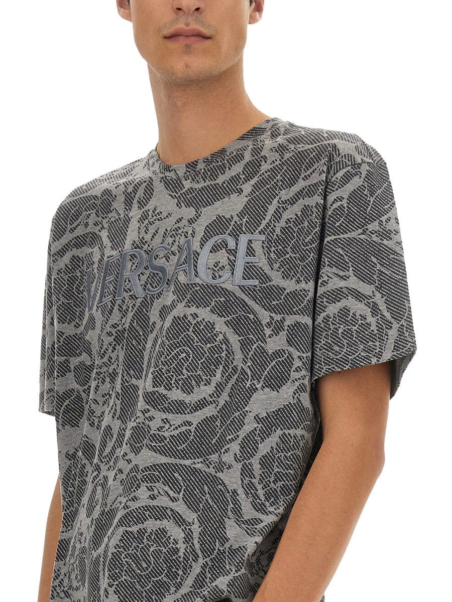 SILHOUETTE BAROQUE LOGO T-SHIRT