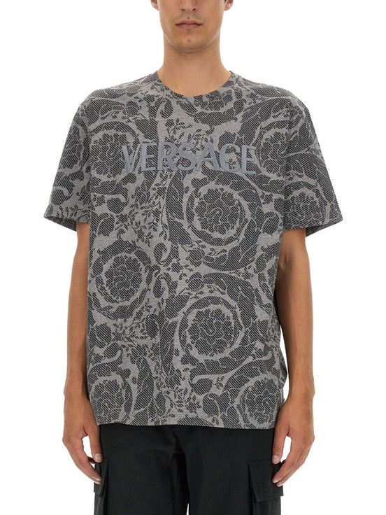 SILHOUETTE BAROQUE LOGO T-SHIRT