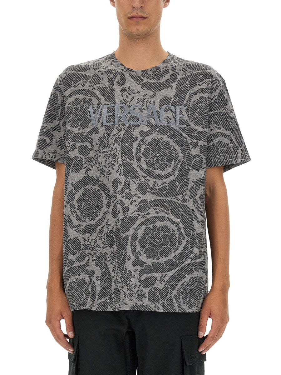 SILHOUETTE BAROQUE LOGO T-SHIRT
