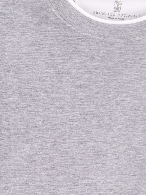 Brunello Cucinelli Silk and cotton blend T-shirt