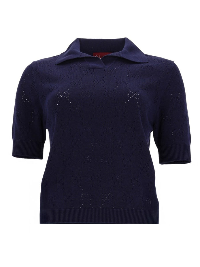 SILK AND COTTON POLO SHIRT
