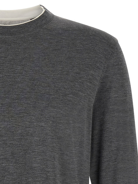 Brunello Cucinelli Silk and cotton blend T-shirt