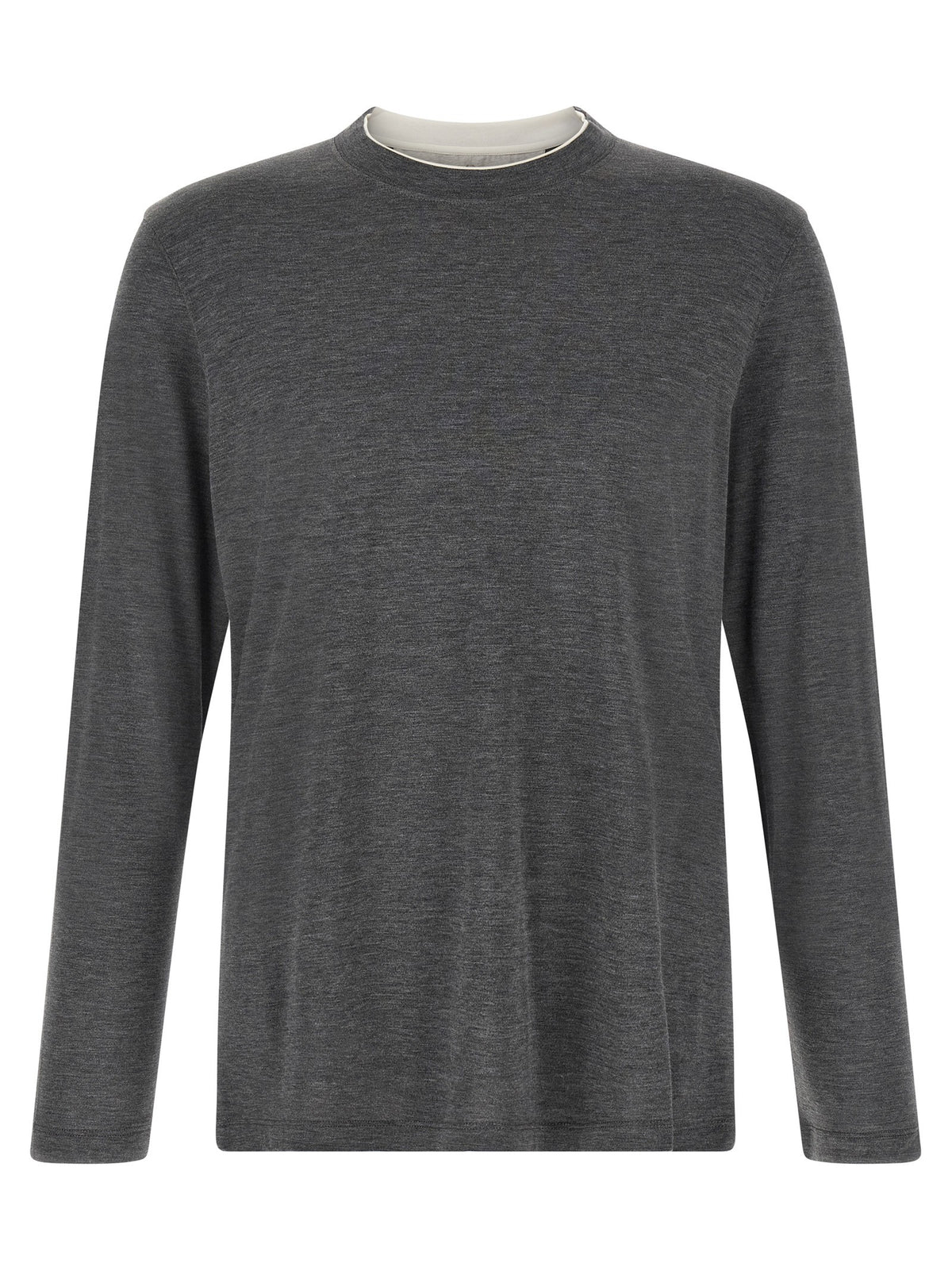 Silk and cotton blend T-shirt