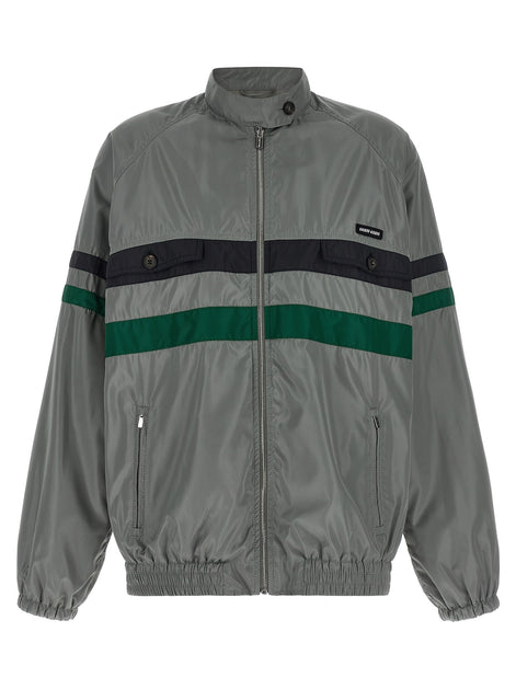 Silk blouson tec