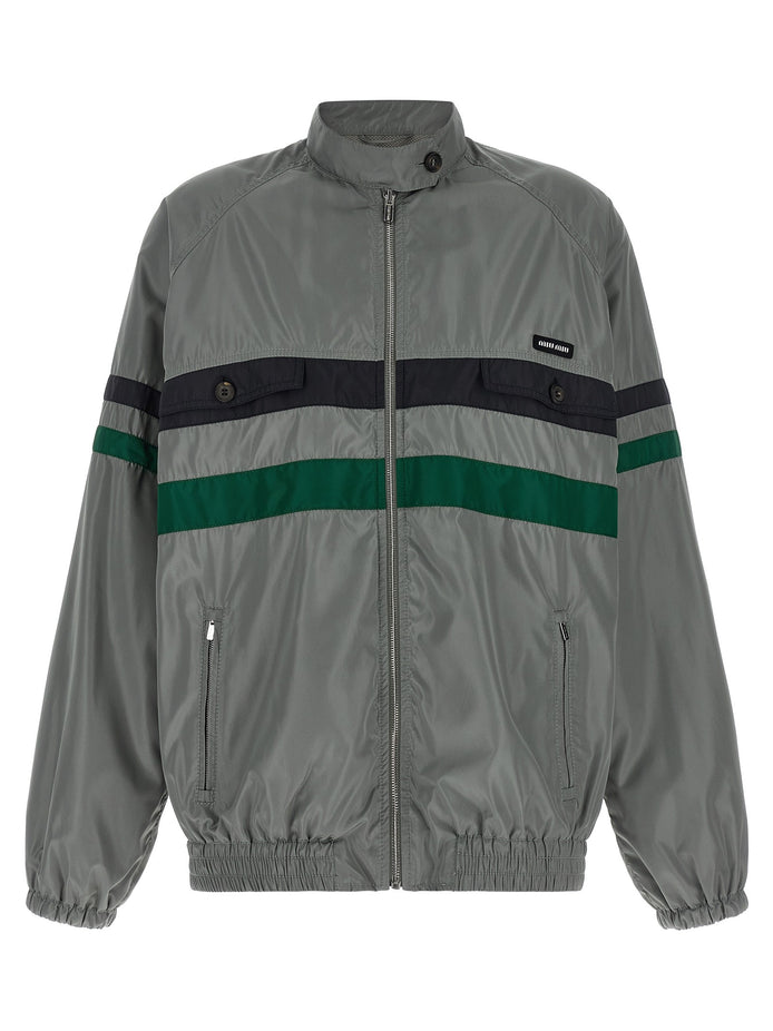 Silk blouson tec