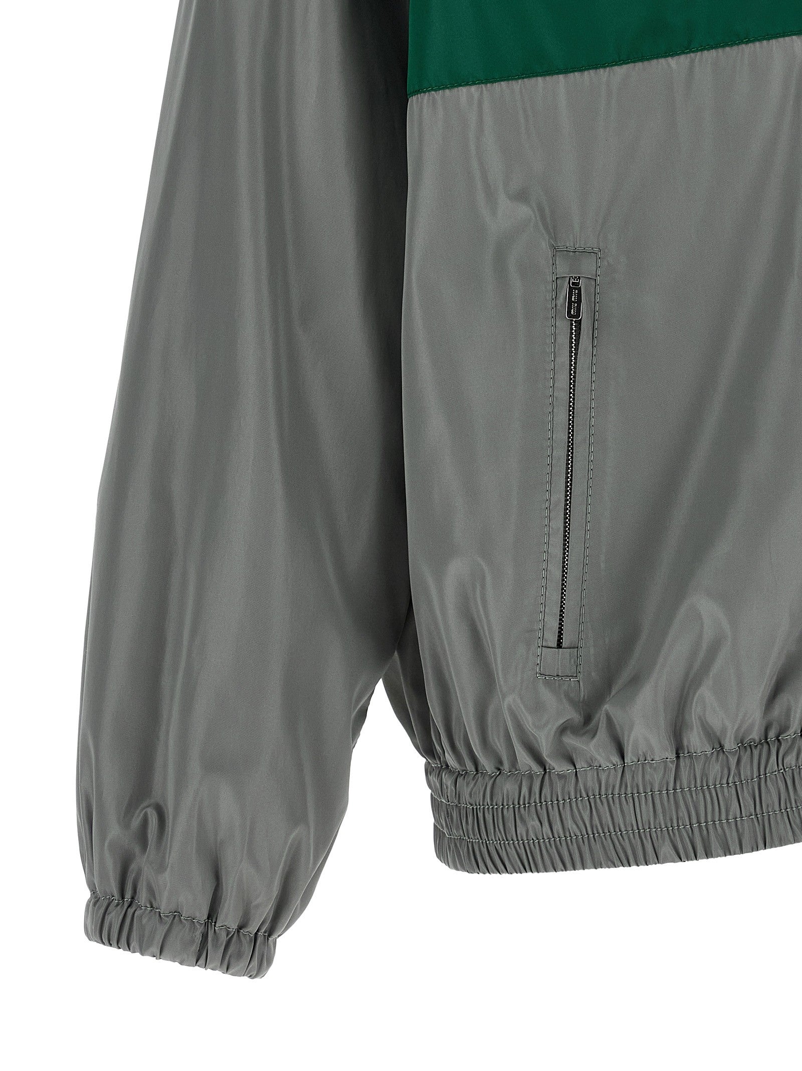 Silk blouson tec
