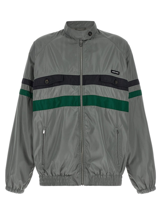 Silk blouson tec