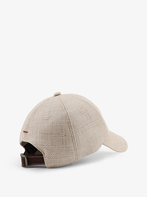 Brunello Cucinelli Silk, linen and wool hat