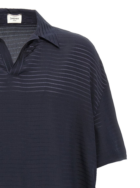 Saint Laurent Silk polo shirt