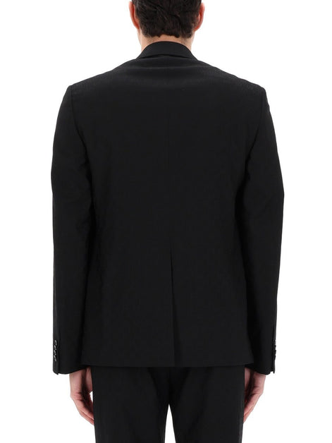 Gucci SINGLE-BREASTED JACKET WITH "GG" WEAVE