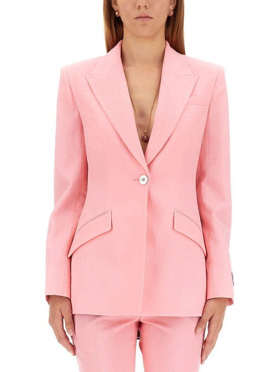 SINGLE BREASTED MEDUSA JACKET