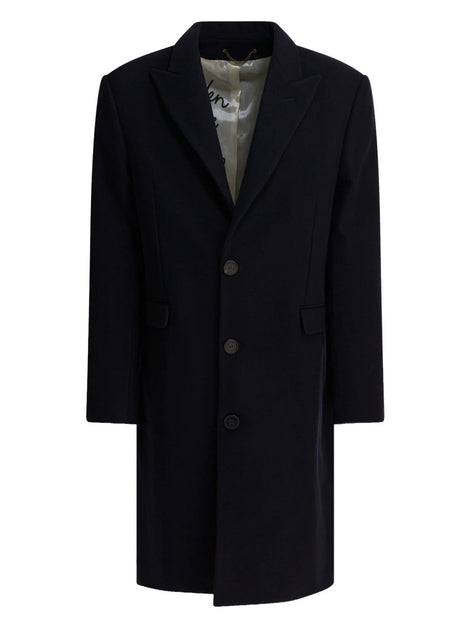 SINGLE-BREASTED WOOL COAT
