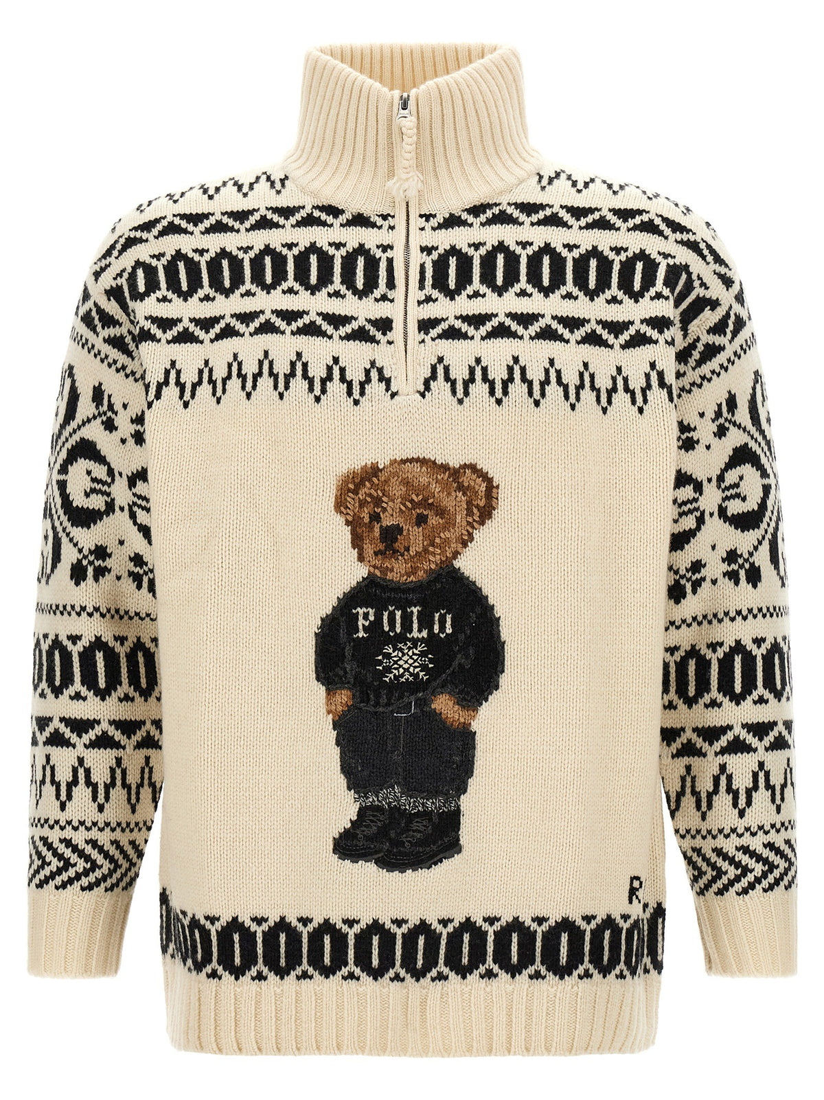 'Ski Polo Bear' sweater