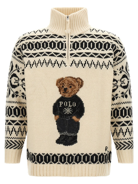 'Ski Polo Bear' sweater