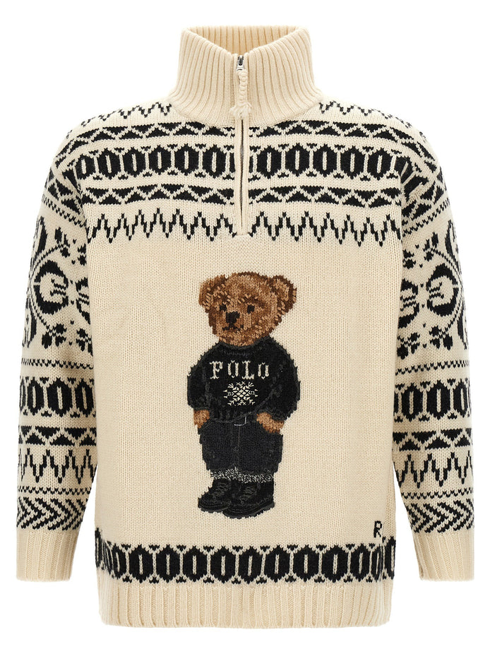 'Ski Polo Bear' sweater