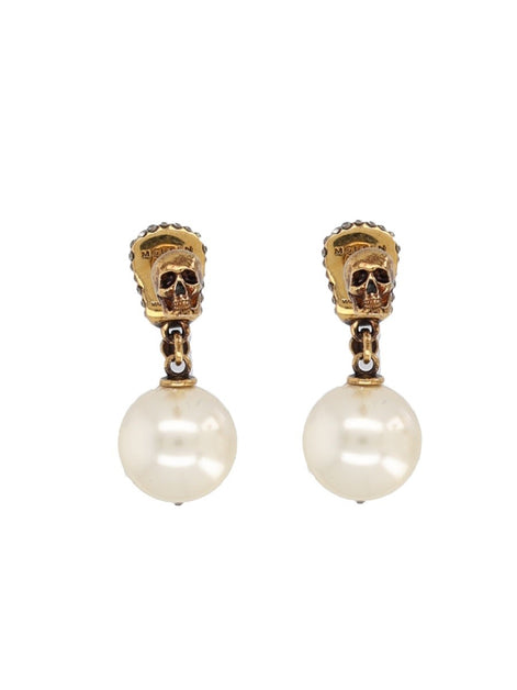 SKULL EARRINGS WITH PAVÉ