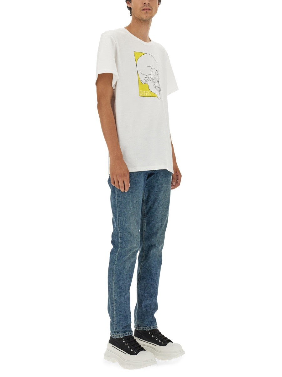 SKULL PRINT T-SHIRT