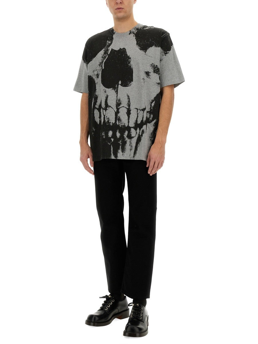 SKULL PRINT T-SHIRT