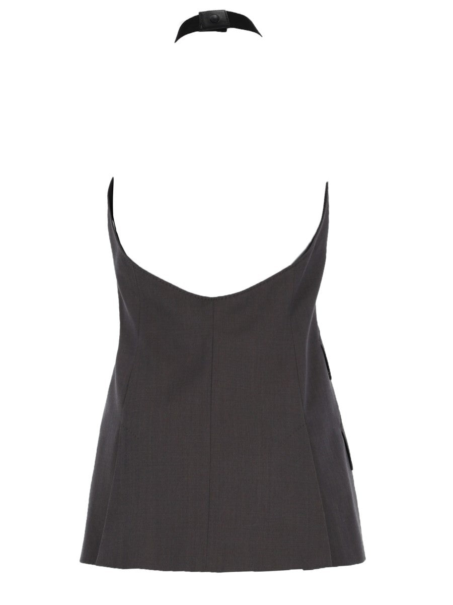 Max Mara SLEEVELESS WOOL TOP