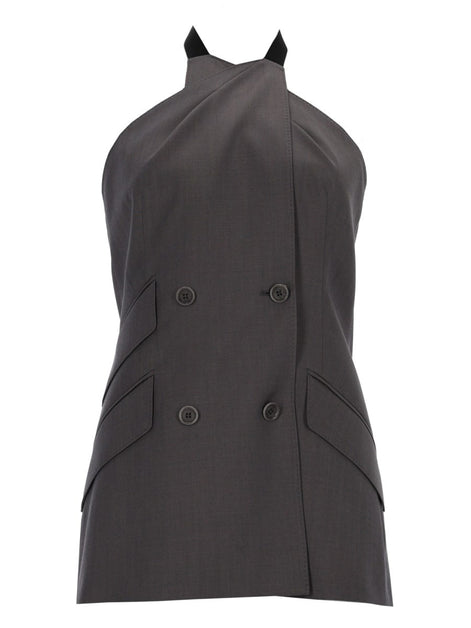 SLEEVELESS WOOL TOP