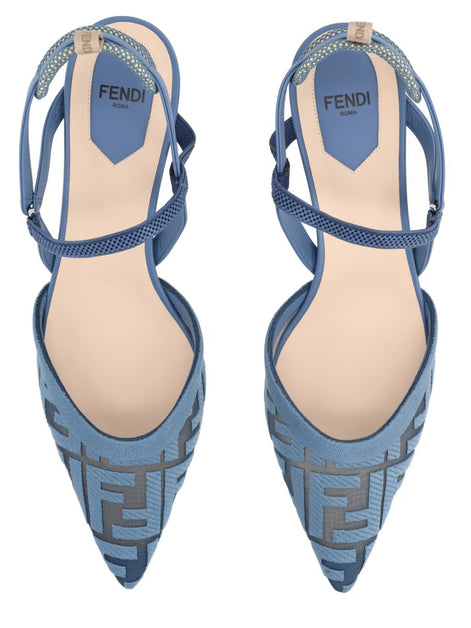 Fendi SLINGBACK "COLIBRÌ LITE" CON TACCO MEDIO