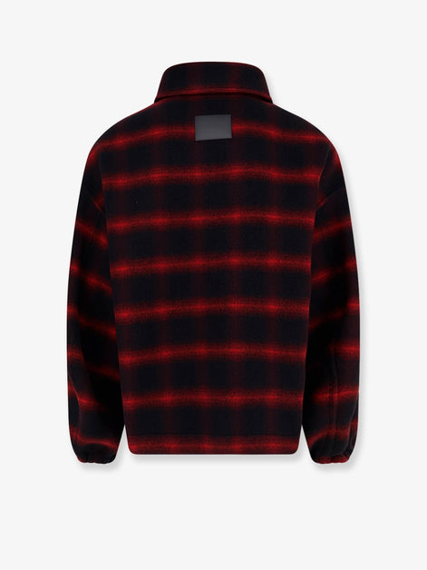 Balenciaga Slip-On madras wool jacket
