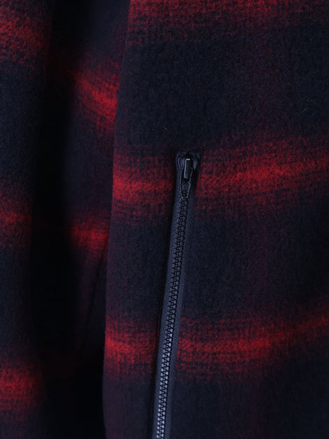 Balenciaga Slip-On madras wool jacket