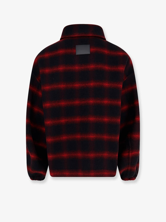 Balenciaga Slip-On madras wool jacket