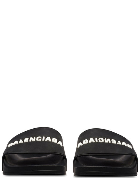 SLIP-ON SANDAL WITH LOGO