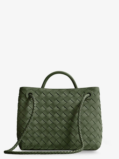 Small Andiamo suede handbag with Intrecciato motif