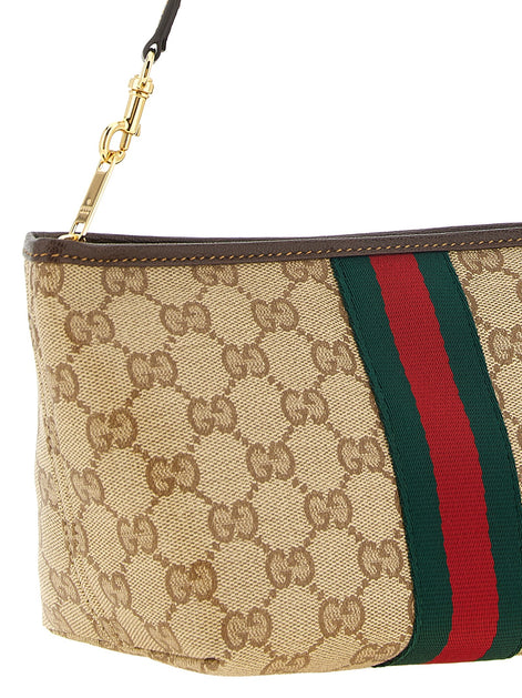 Gucci Small beige GG pouch