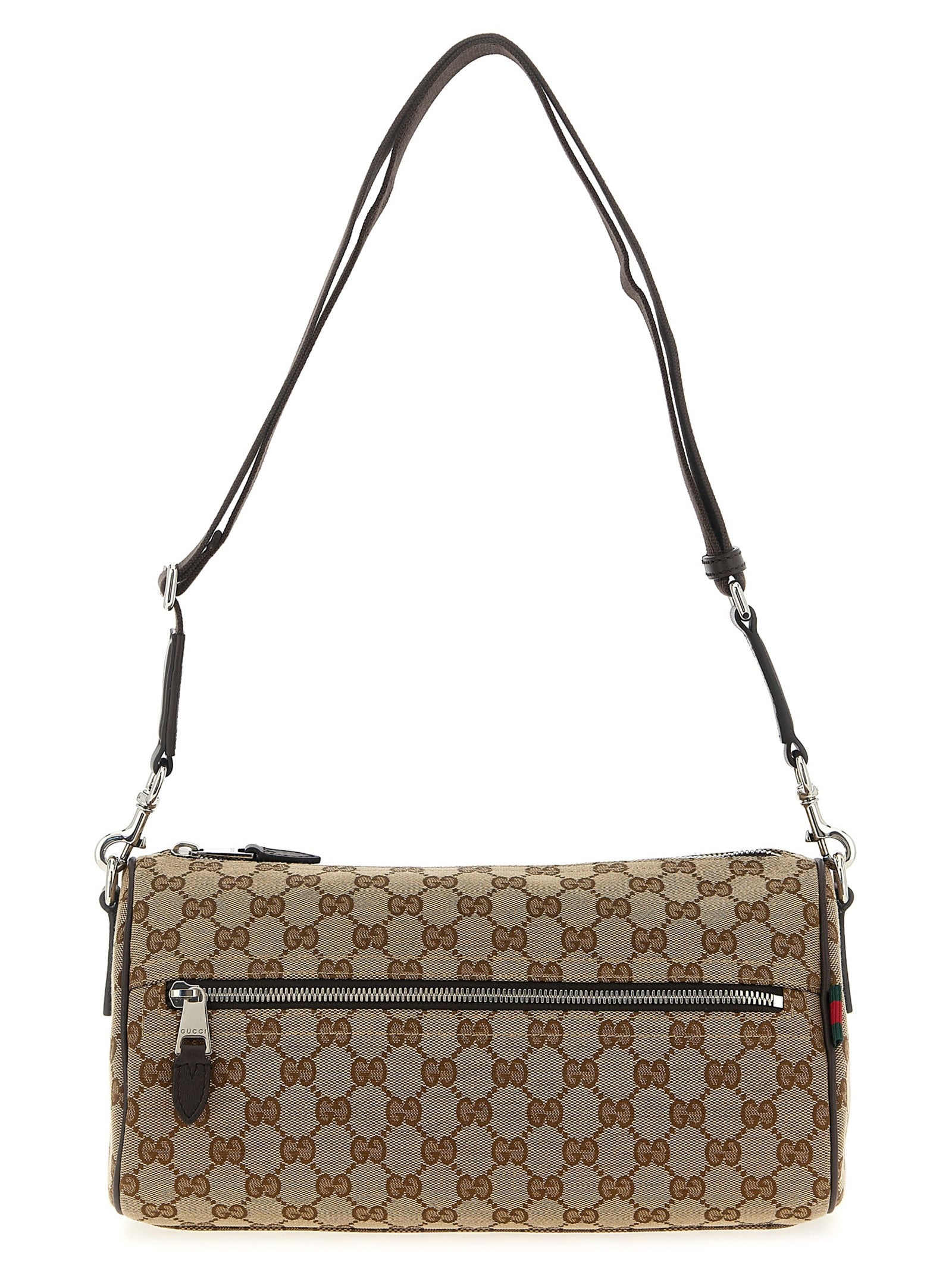 Small GG cylindrical shoulder strap