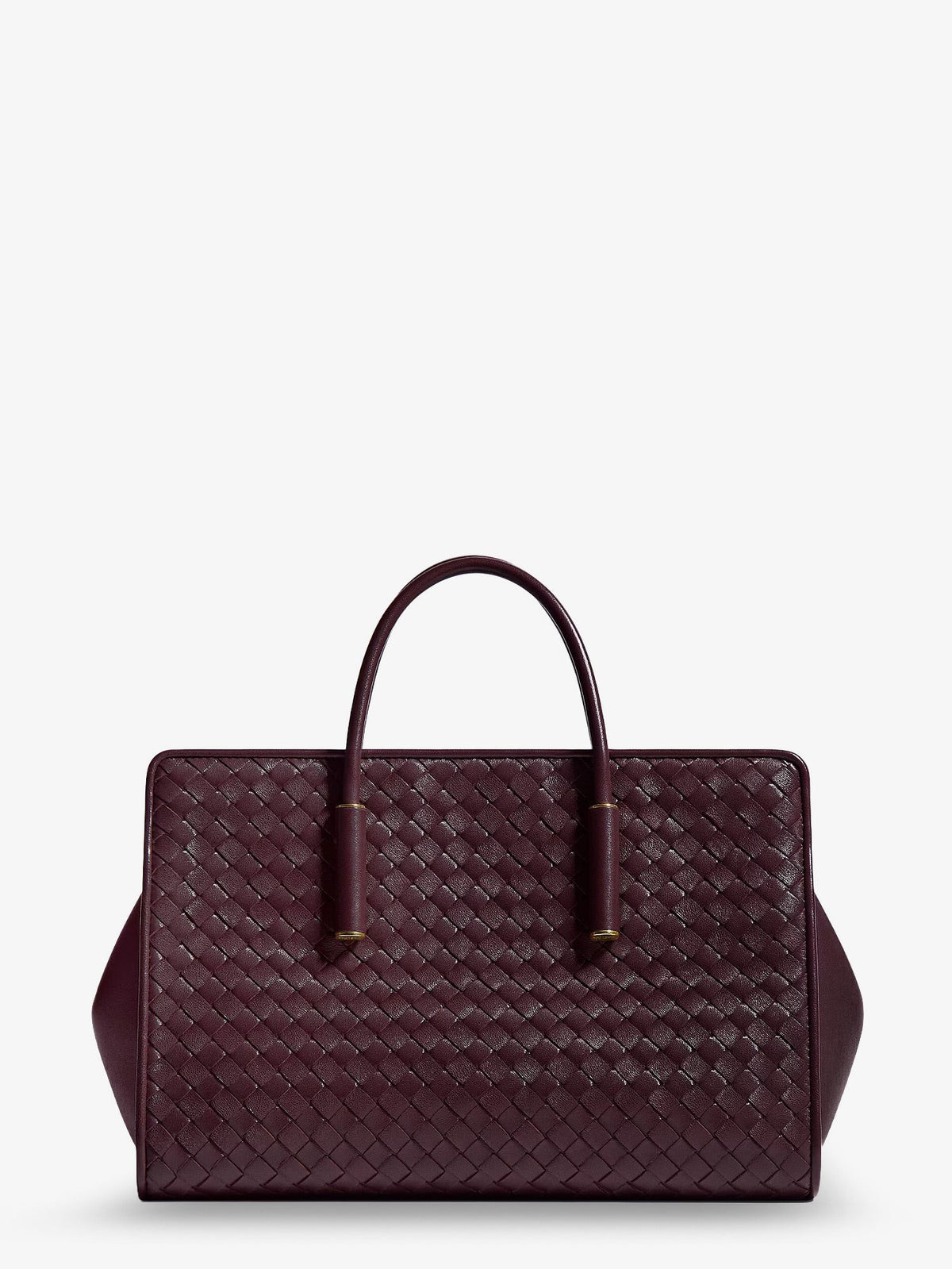 Small leather tote bag with Intrecciato motif