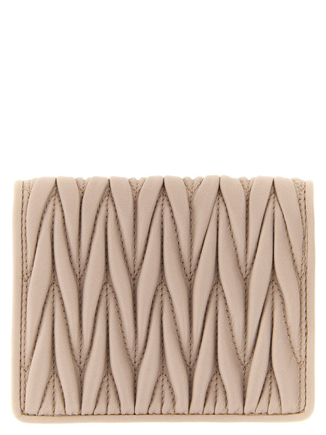 Miu Miu Small matelassé nappa wallet