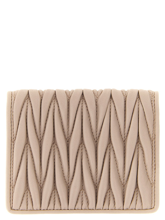 Miu Miu Small matelassé nappa wallet