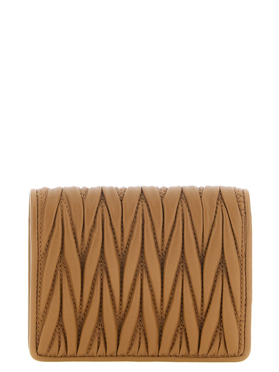 Miu Miu Small matelassé nappa wallet